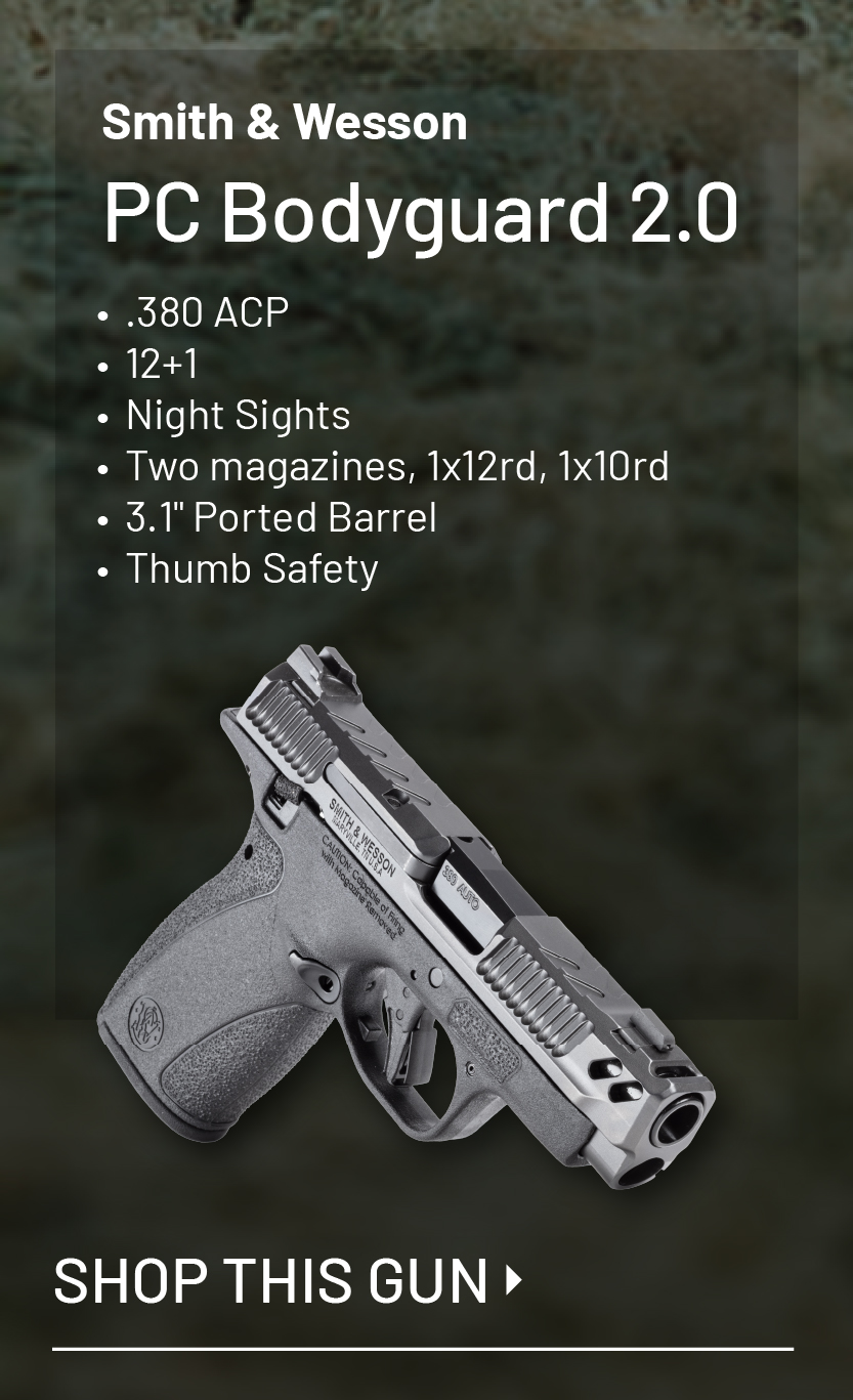 Smith and Wesson Performance Center Bodyguard 2.0 Carry Comp 380 Pistol